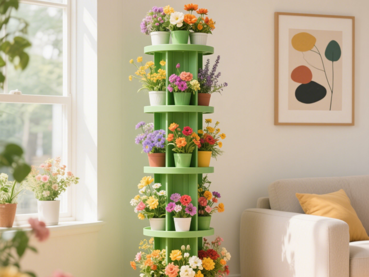 PVC Flower Racks: Lightweight and Practical Gardening Aids ...